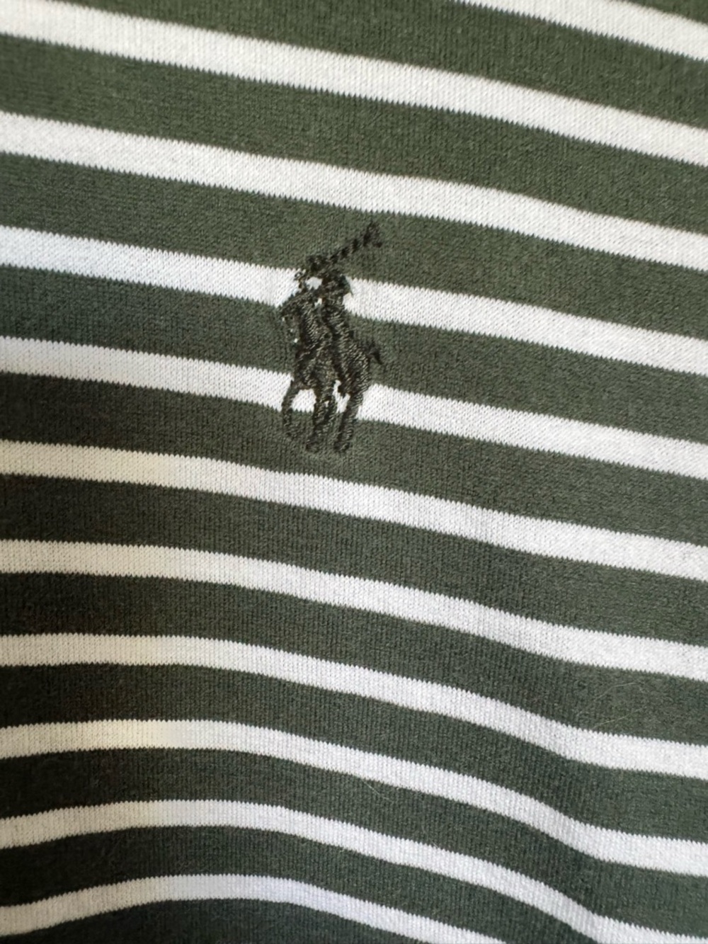 Title:
Polo Golf Ralph Lauren Striped Shirt Men’s M Pima Cotton Green White - Picture 5 of 8